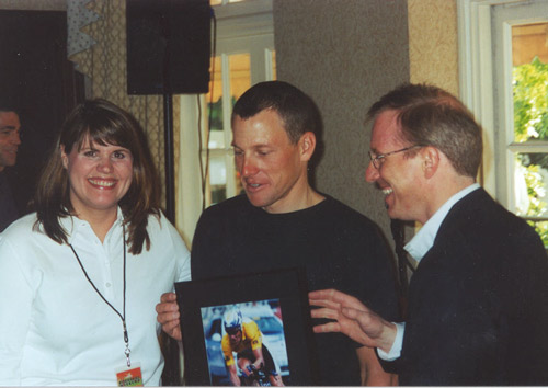 Lance with Jim and Barb Owens