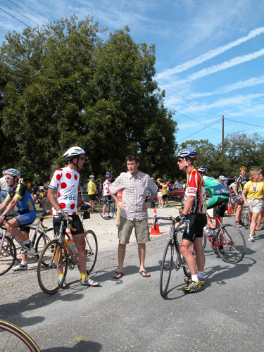 Todd and Ted Arnold at the 'Pre' private ride with LA.