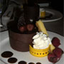 A theme to the dessert? It was all edible and very tasty...