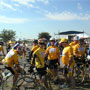 Slowly moving left w/ the shot, we now see Chris States fiddlin' w/ his shoe, and Bryan Head looking over his shoulder back towards the start finish line... I can't tell who is at the very left of the shot on the bike riding away from the camera just after finishing...