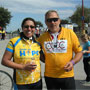 ToH National Team Rider Mona Patel and Steve Bartolucci