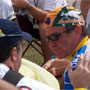 Will has a few words with the other Robin... Robin Williams