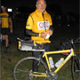Steve Bartolucci as well... looking all coordinated w/ his new CCC kit and the snazzy liveSTRONG paint scheme on his bike.