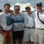 Davis Phinney, Robin Williams, Jim Owens, and Will Swetnam